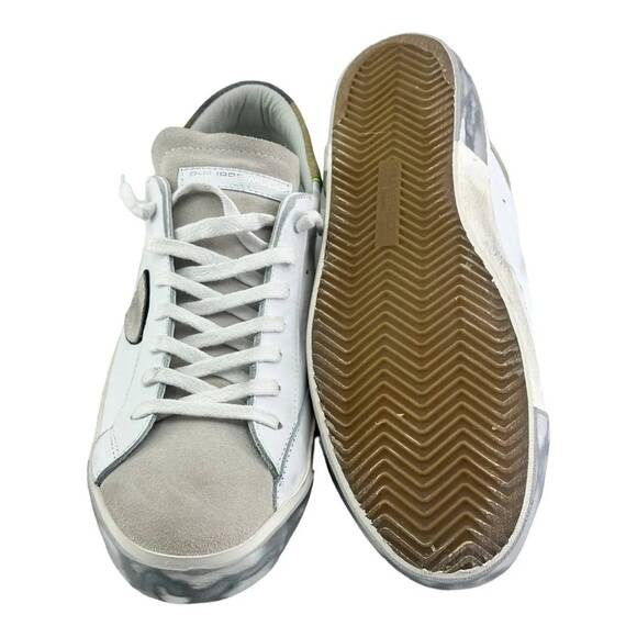 Philippe Model Paris Men's size 12.5-13 Sneakers White leather - Picture 4 of 10